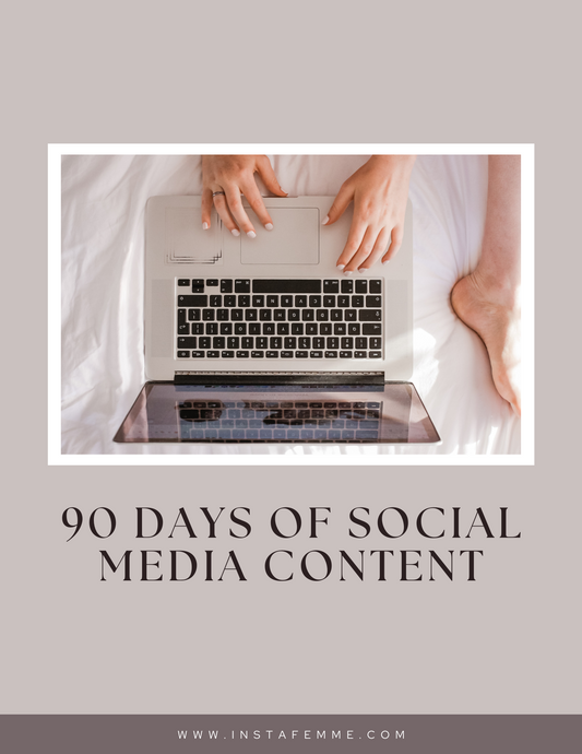 90 Days of Social Media Content