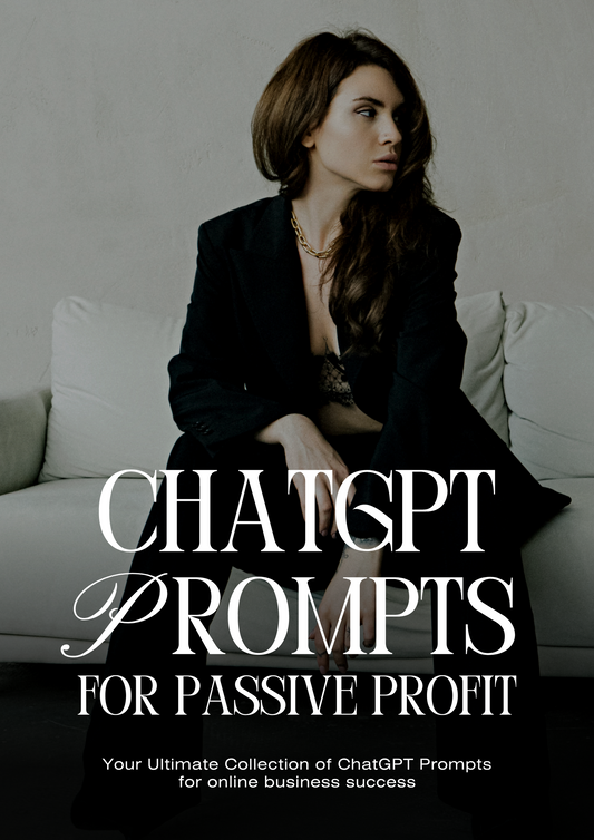 ChatGPT Prompts For Passive Profit (EXCLUSIVE)